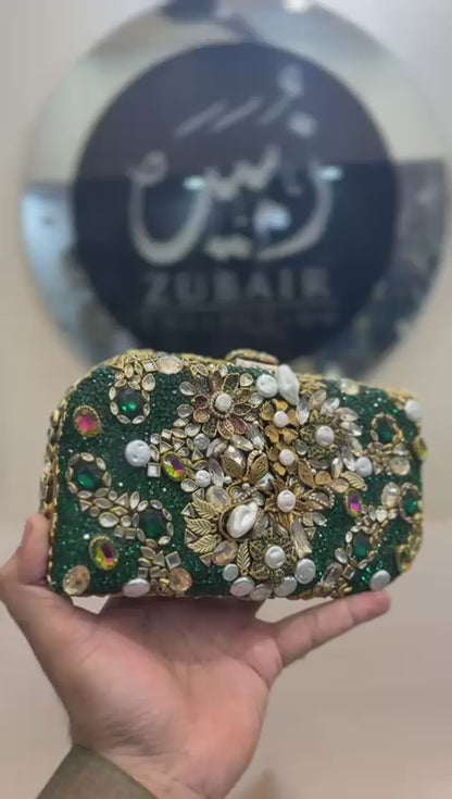 Turkish_Kundan Designer Clutch_Design 25