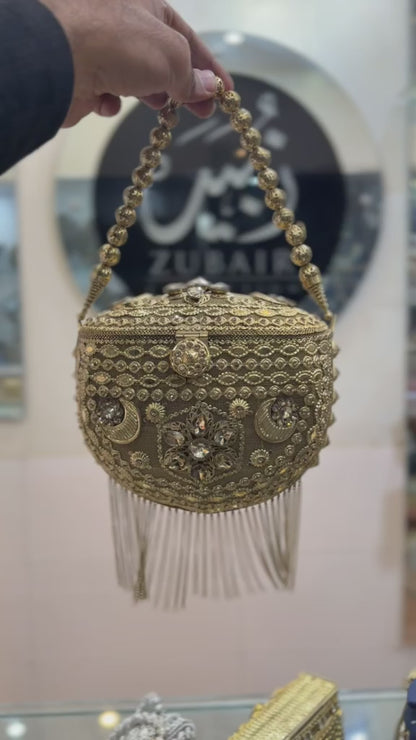 2Tune Luxury Traditional Indian Large Metal Clutch_New Arrival_ 6