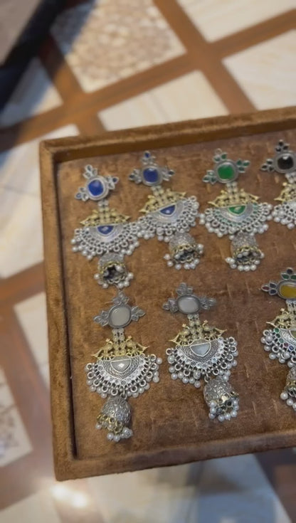 Stylish Silver Oxidized Trending EarRings_New Design 6