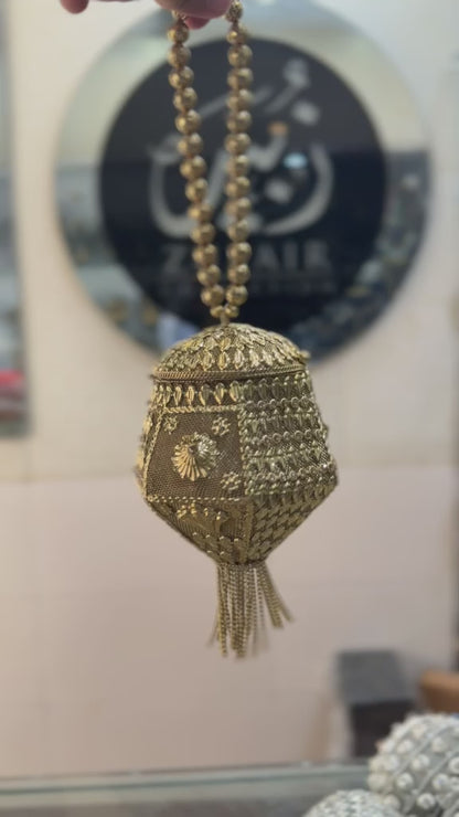 Luxury Siver Golden Collection Clutch_Small Size_Design 5