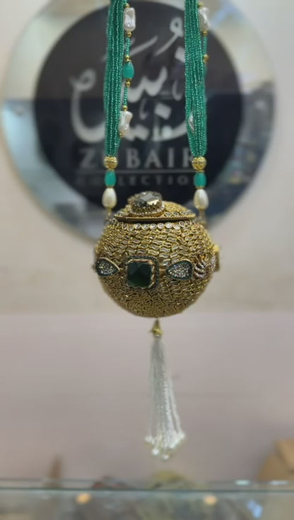 Stylish Designer Turkish_Kundan Dholki_New Design 14