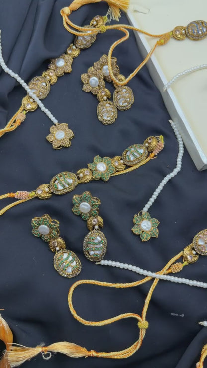Royal Turkish Designer Choker Set | Wedding Collection – Design 02