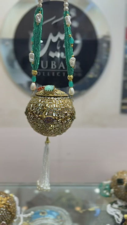 Stylish Designer Turkish_Kundan Dholki_New Design 12