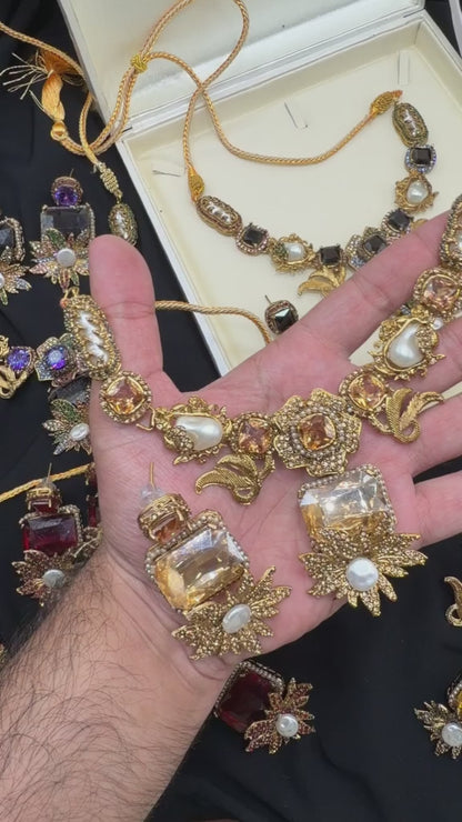 Royal Turkish Designer Necklace Set | Wedding Collection – New Arrival 7