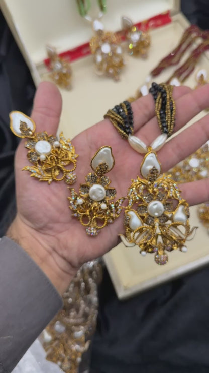 Royal Turkish Designer Mala Set | Wedding Collection – Design 09