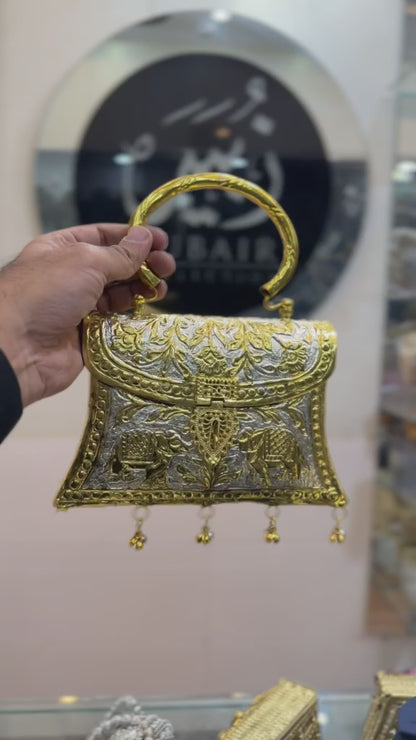 2Tune Luxury Traditional Indian Large Metal Clutch_New Arrival_ 4