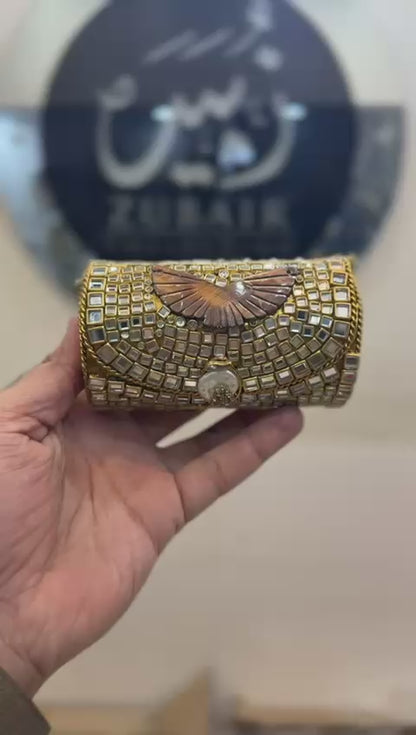Turkish_Kundan Designer Small Dholki Clutch_Design 41