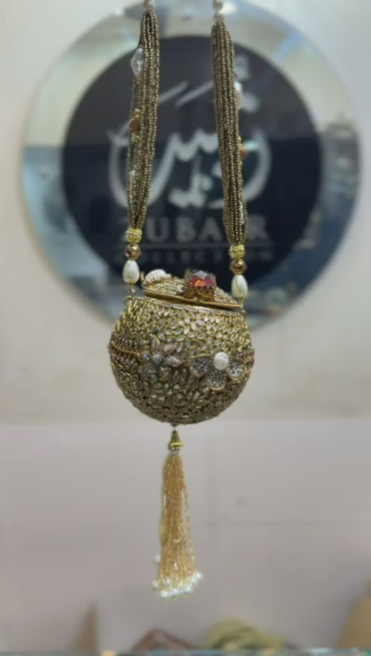 Stylish Designer Turkish_Kundan Dholki_New Design 6