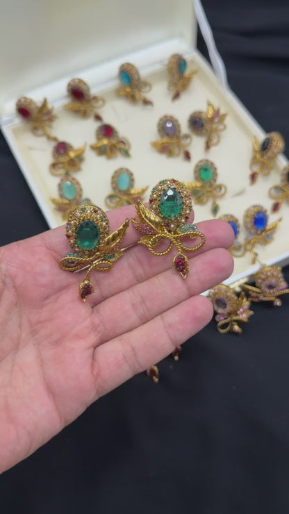 Royal Turkish Designer EarRings | Wedding Collection – New Arrival