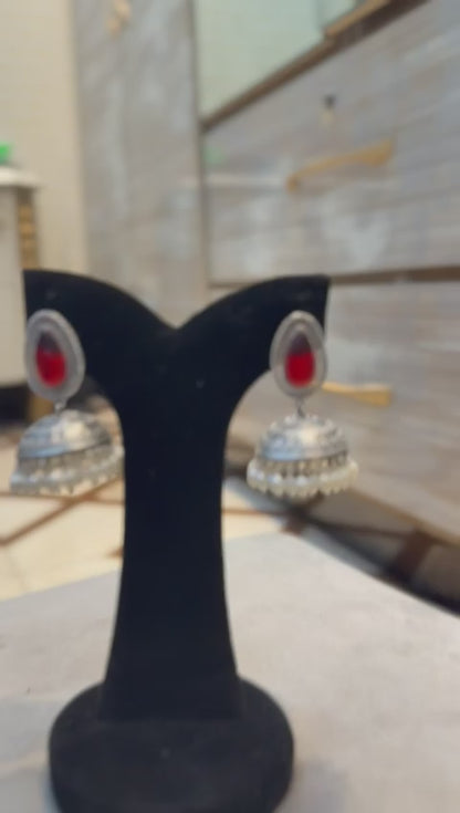 Stylish Kashmiri Oxidized Jhumkay_New Design 6