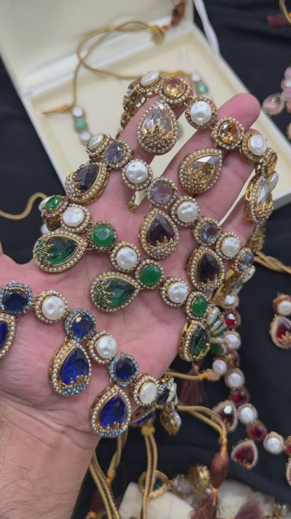 Royal Turkish Designer Necklace Set | Wedding Collection – New Arrival 1
