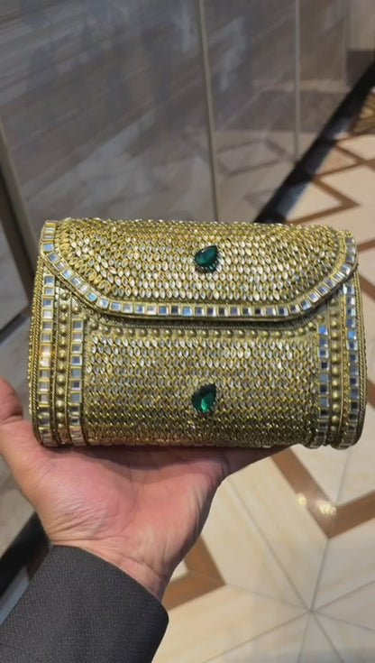 Turkish_Kundan Designer Clutch_New Design 1