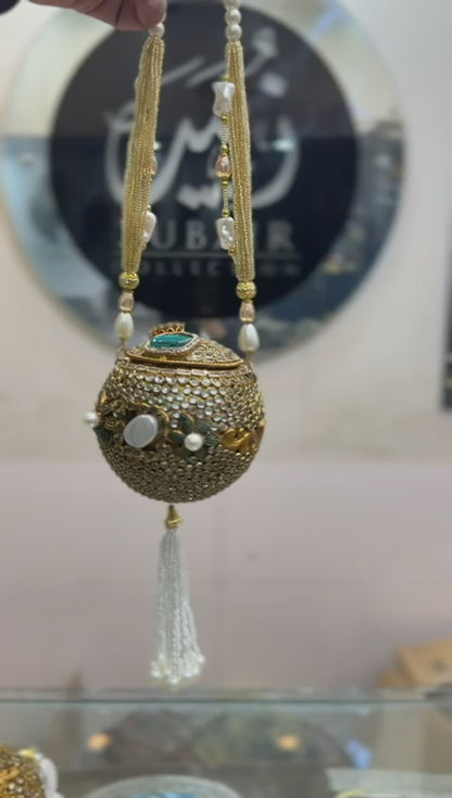 Stylish Designer Turkish_Kundan Dholki_New Design 18