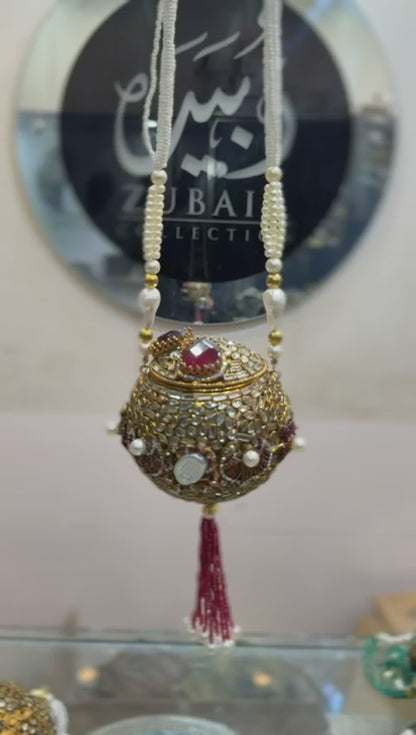 Stylish Designer Turkish_Kundan Dholki_New Design 9