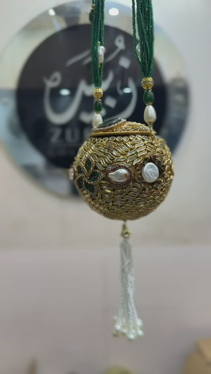 Stylish Designer Turkish_Kundan Dholki_New Design 7