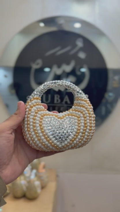 Stylish Acrylic Kundan Clutch_New Design 20