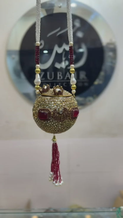 Stylish Designer Turkish_Kundan Dholki_New Design 4