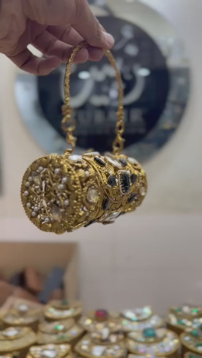 Turkish Kundan Designer dholki_New Design 1